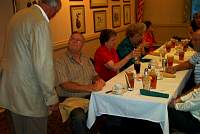 Everett Eads talking to Albert Ridner, Marie Helton Roark, Vivian Gold.jpg